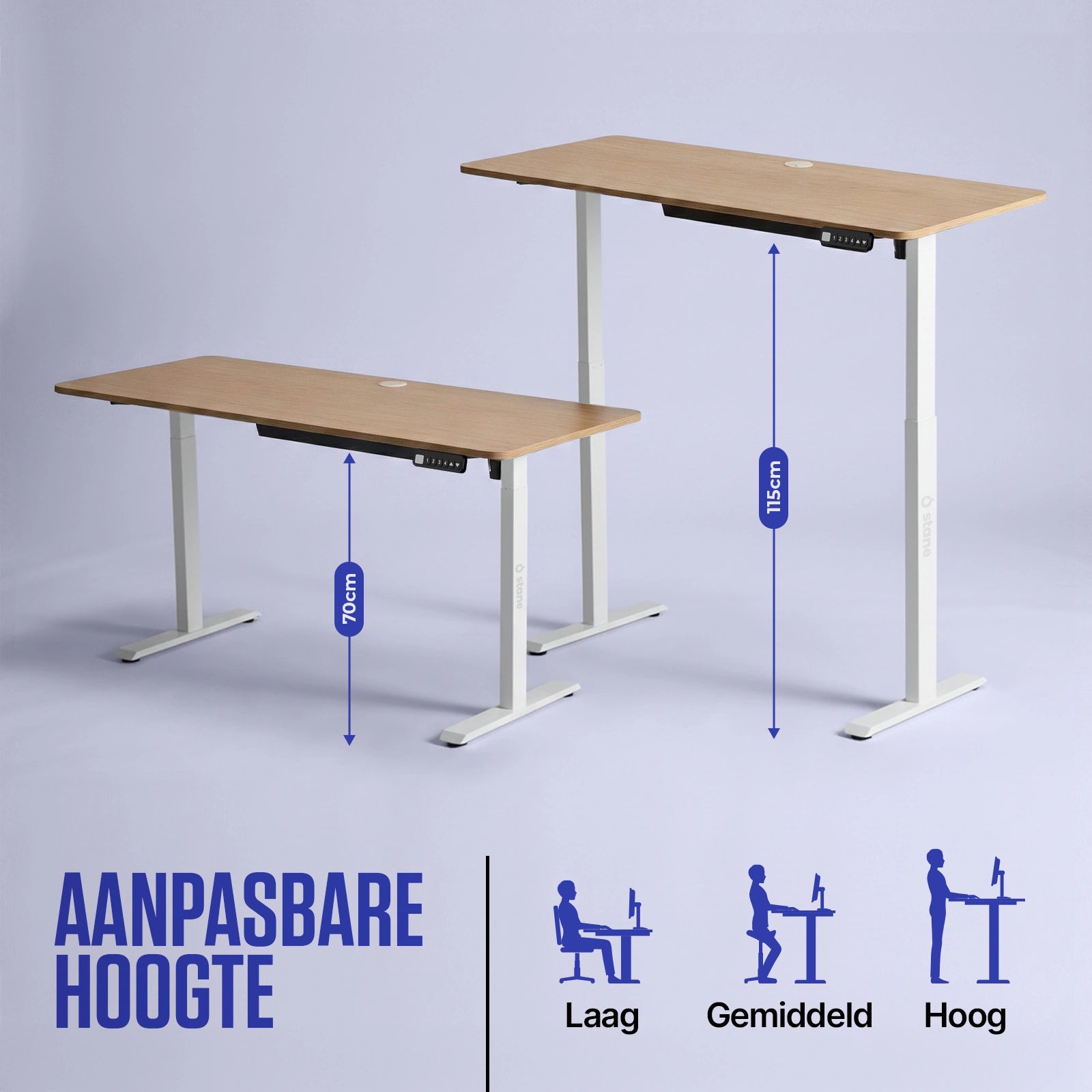 140 x 60 cm + eiken + wit , 140 x 80 cm + eiken + wit , 160 x 80 cm + eiken + wit