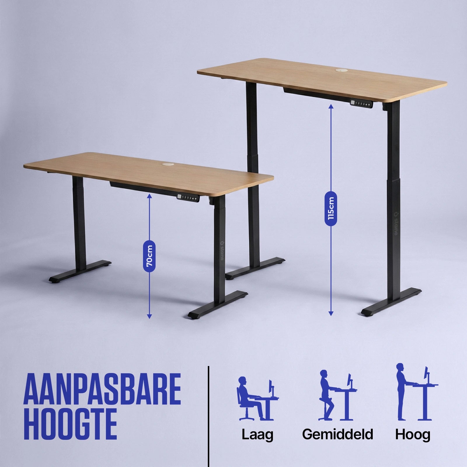 140 x 60 cm + eiken + zwart , 140 x 80 cm + eiken + zwart , 160 x 80 cm + eiken + zwart