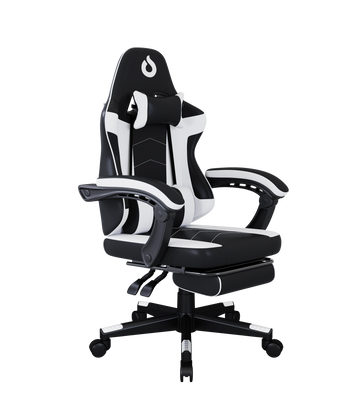 Game stoel - Zwart/Wit