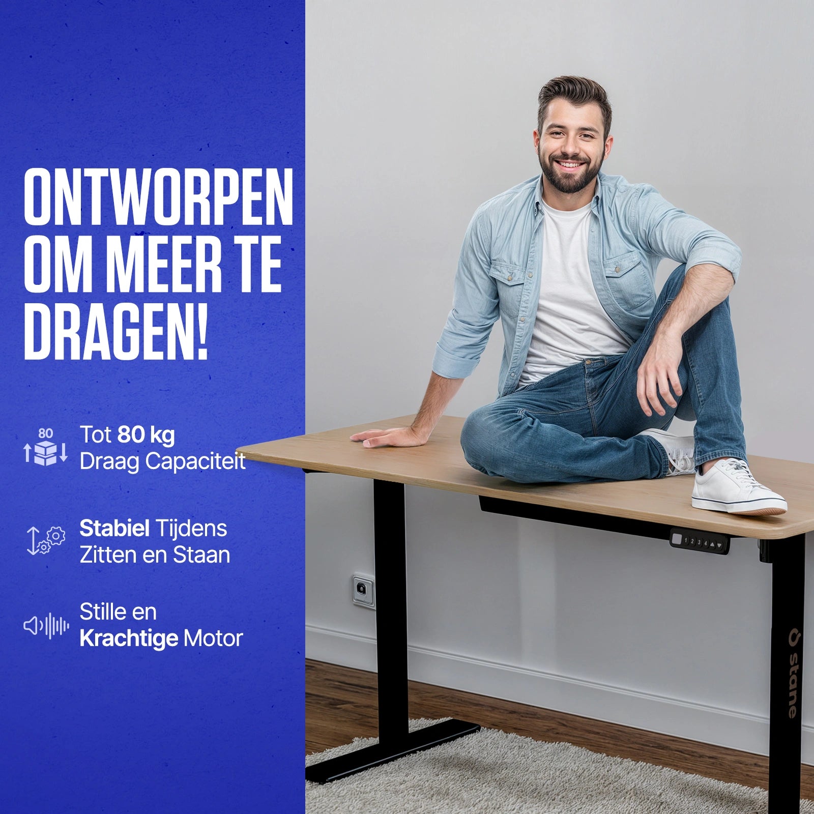 Eiken Blad - Zwart Frame