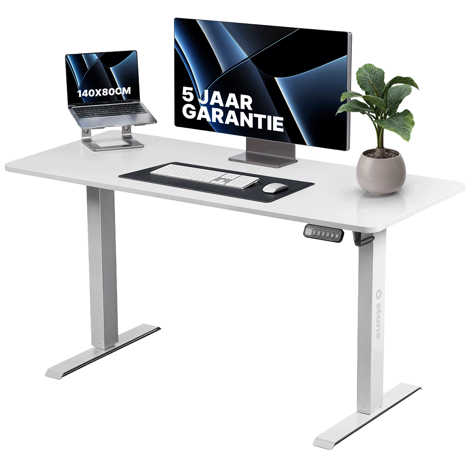 Stane Zit-Sta Bureau - wit