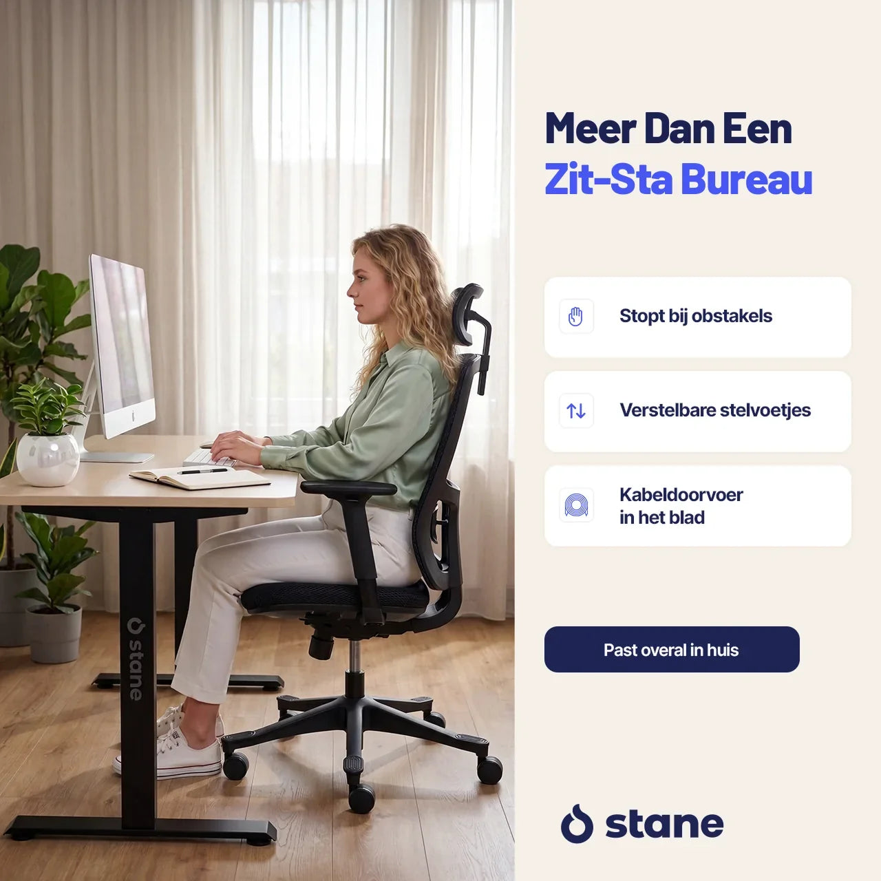 120 x 60 cm + eiken + zwart