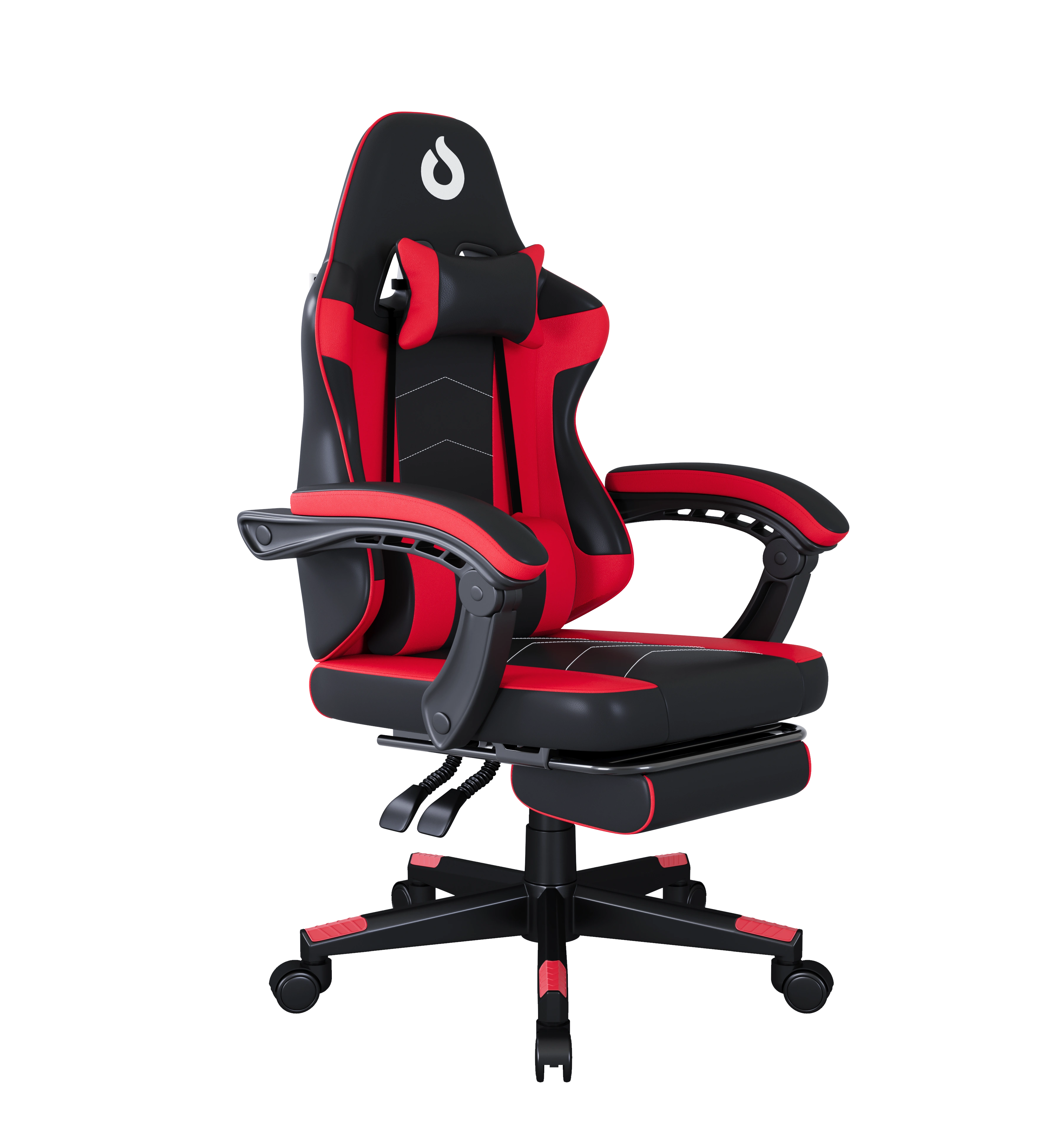 Game stoel - Zwart/Rood