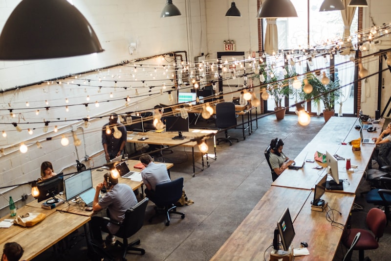 Flexibele co-working space met diverse werkplekken